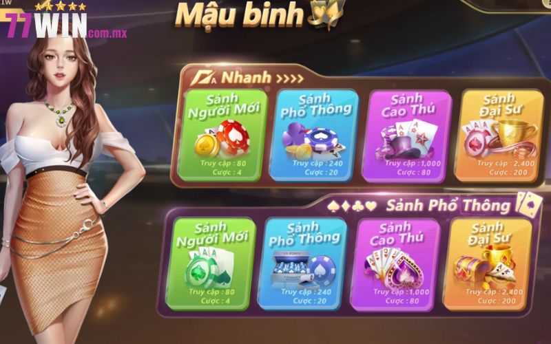 Tìm hiểu luật chơi game bài Mậu Binh 77Win