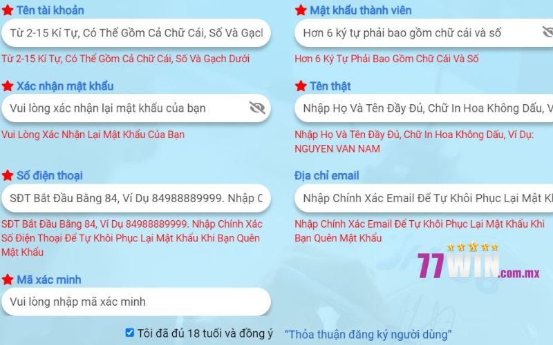 Cá cược ngay khi đăng ký 77win